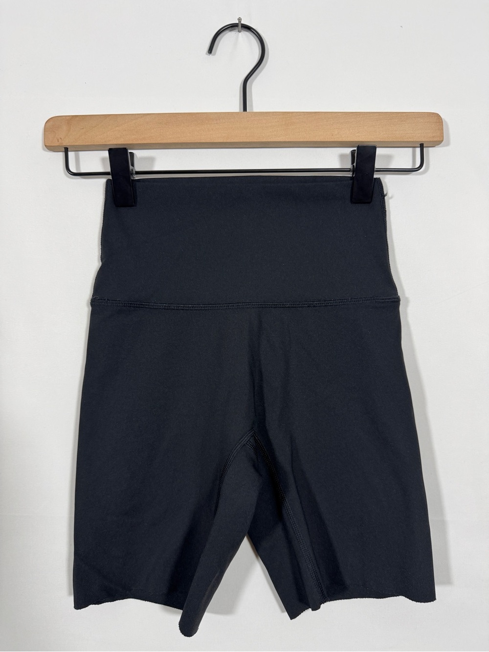 WAS86 {aerie Offline} "Goal Bike Short High Rise" Black 7" Shorts